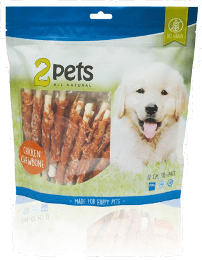 2pets purutikku kanafilee, 12 cm, 30-pack 400 g, view: 0