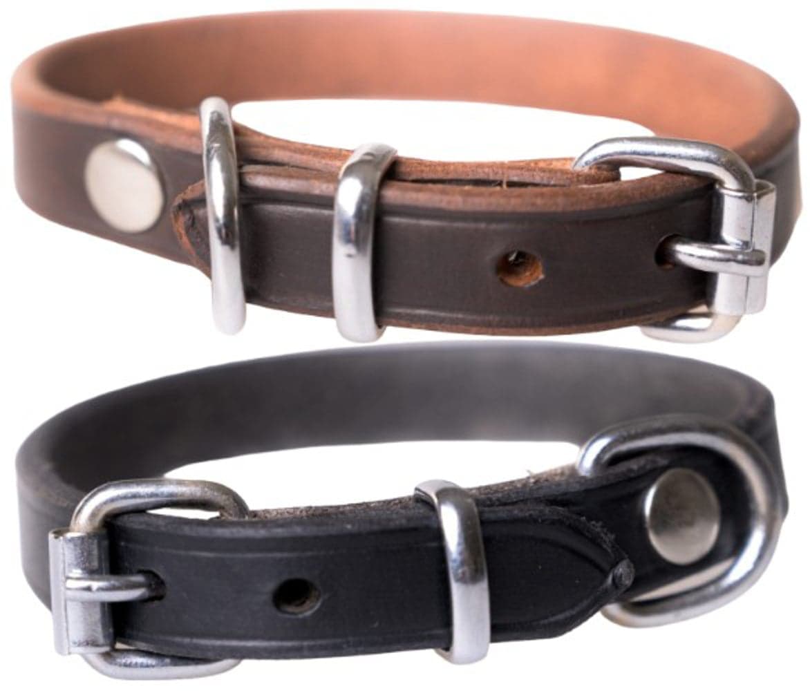 Leather Collar koiran nahkapanta, 55 - 60 cm, view: 0