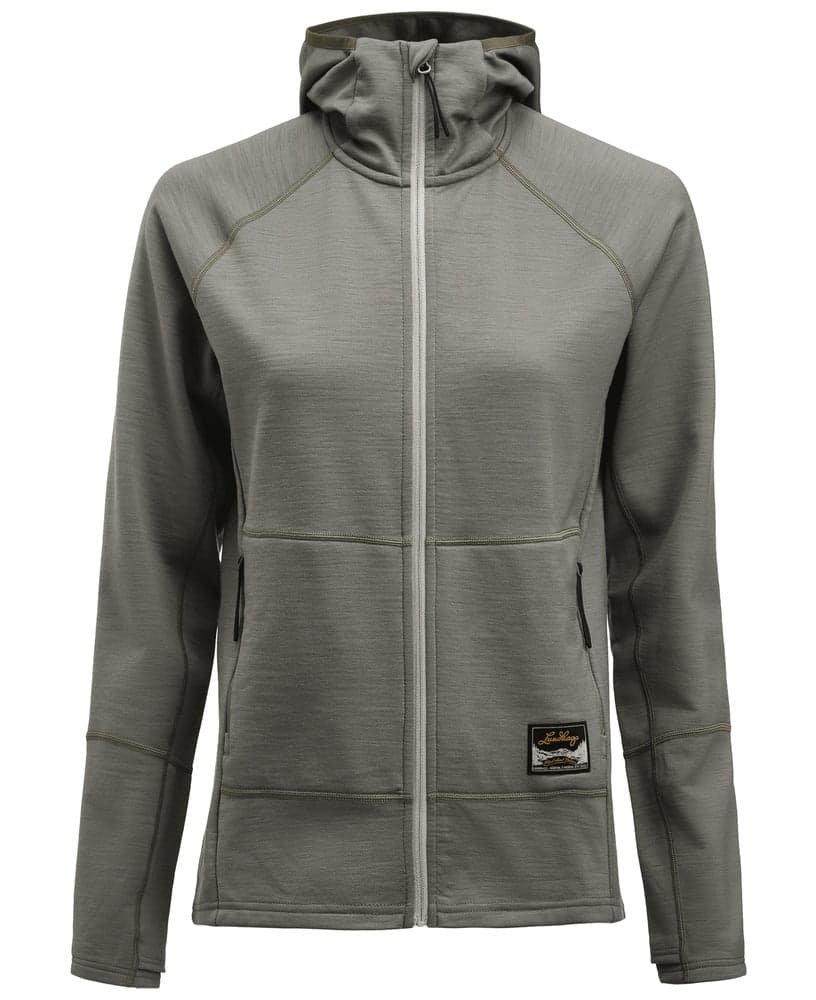 Tived Merino Hoodie W Aloe Green, view: 0