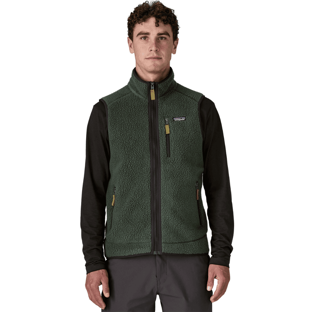 M's Retro Pile Vest Old Growth Green, view: 1