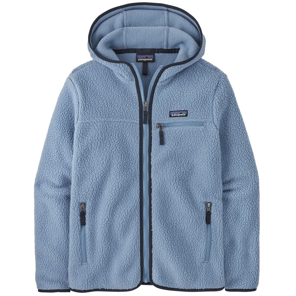 W's Retro Pile Hoody Barnacle Blue, view: 0