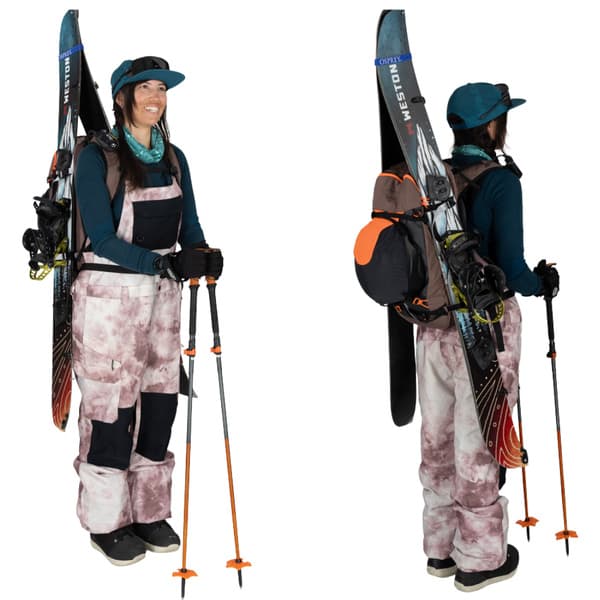 W's Sopris 25L Skidryggsäck Magma Brown/Raven Black, view: 13