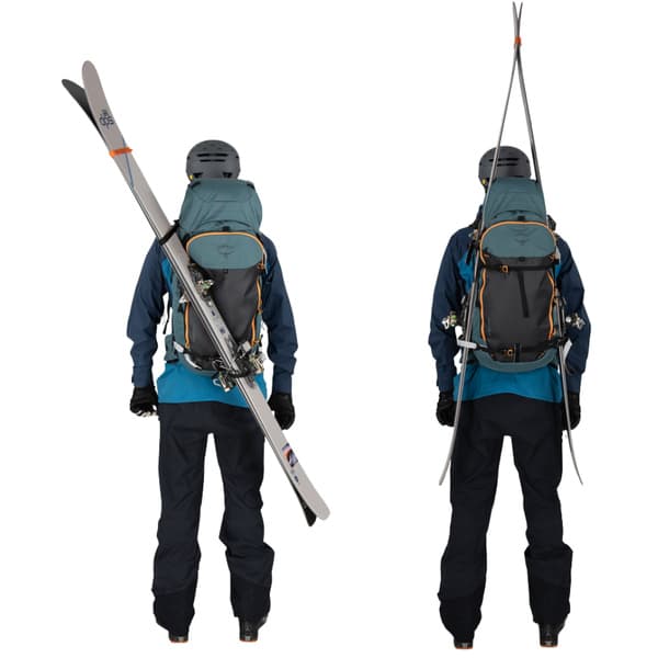 M's Soelden 45L Skidryggsäck Cascade Blue/Raven Black, view: 7