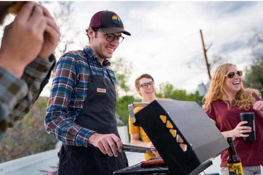 Campfire Apron esiliina, musta, view: 2