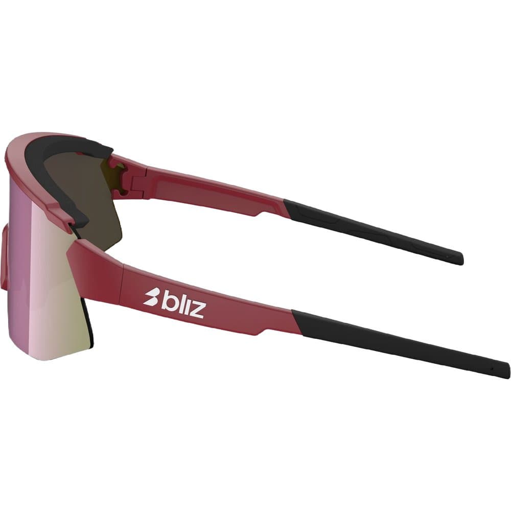 Breeze Small Matt Burgundy + Brown w Rose Multi + Spare lens Pink urheilulasit, view: 2