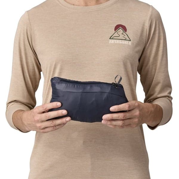 W's Down Sweater Vest Smolder Blue, view: 6