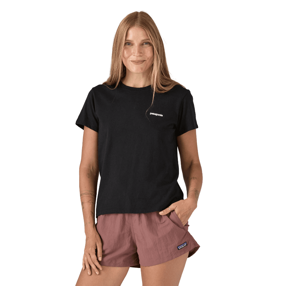 W's P-6 Logo Responsibili-Tee Black, view: 2