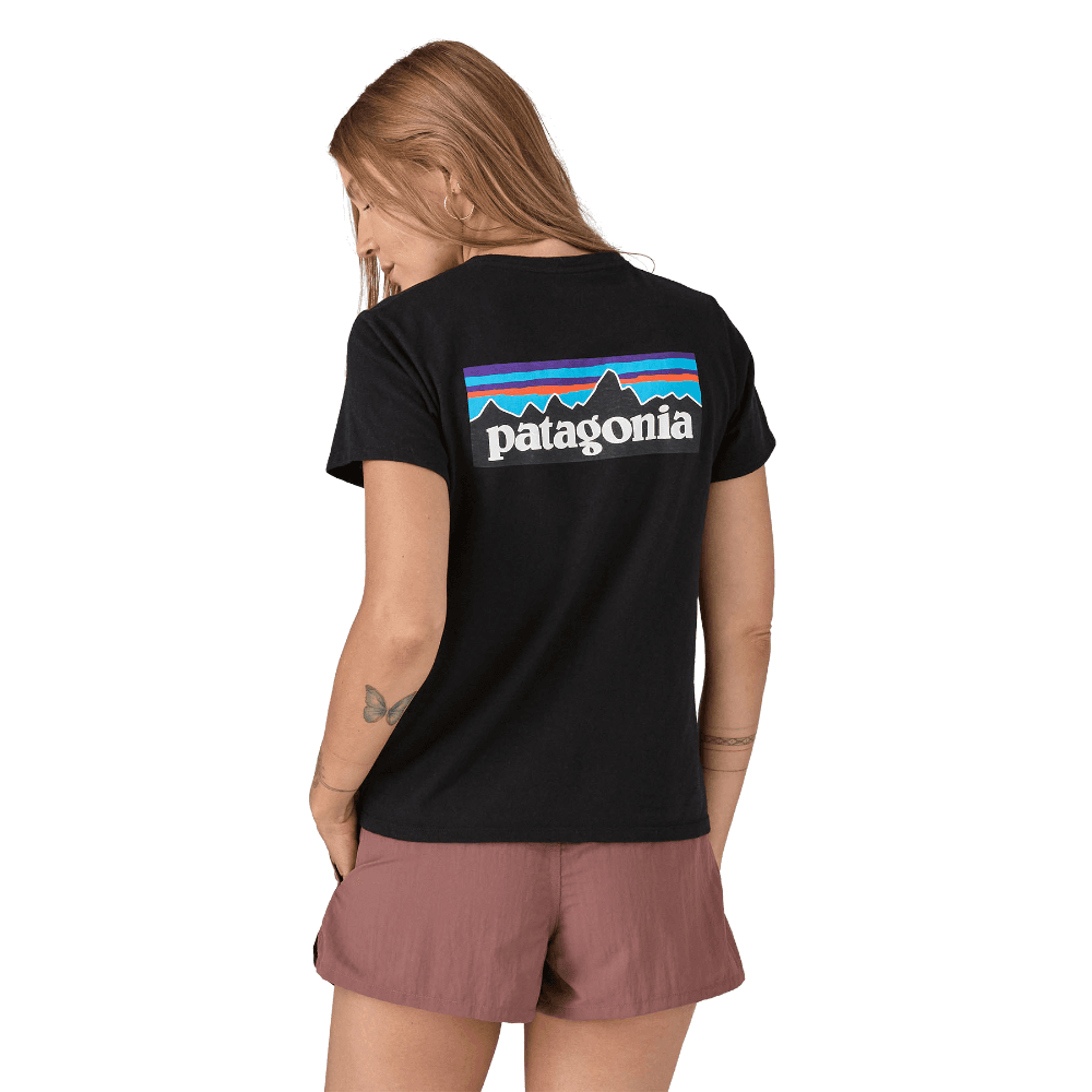 W's P-6 Logo Responsibili-Tee Black, view: 3