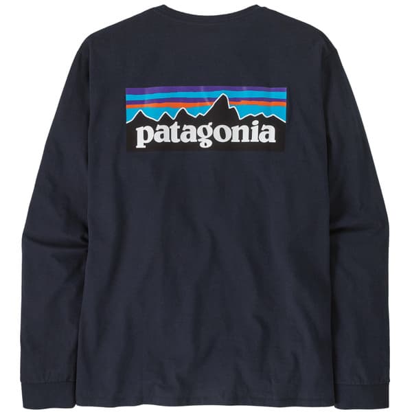 M's L/S P-6 Logo Responsibili-Tee New Navy, view: 1