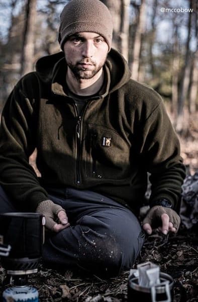 The Hood fleecehuppari, Olive, view: 4