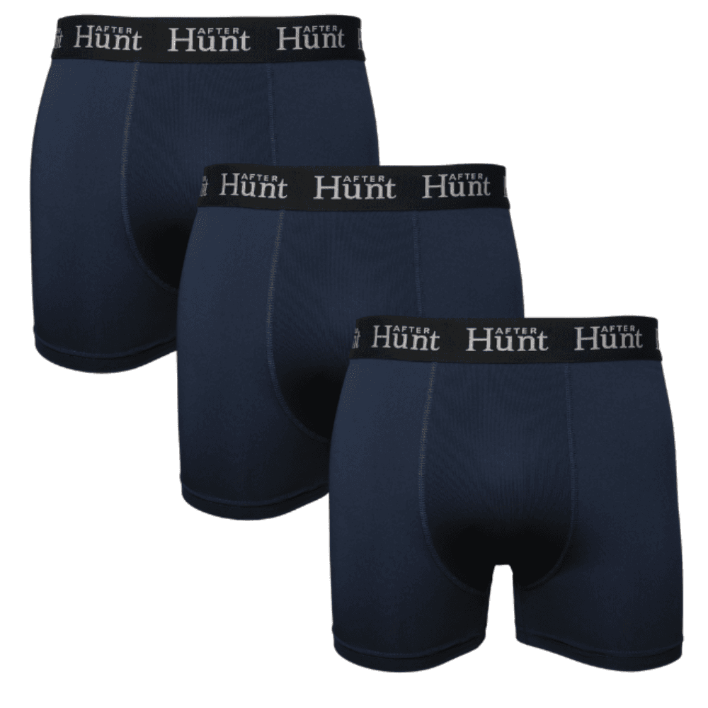 Mens Boxer Underwear Short 3-pack Dark Blue, view: 1