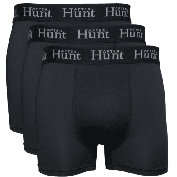 Mens Boxer Underwear Short 3-pack Black, view: 0