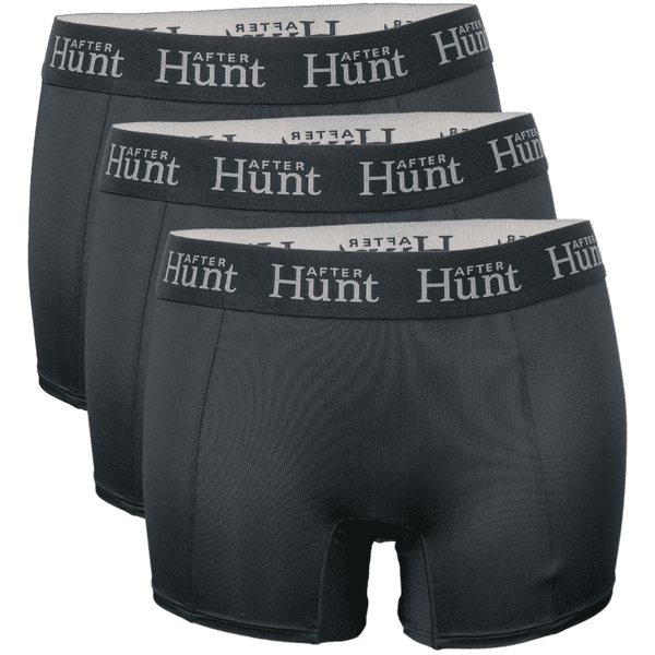 Womens Boxer Underwear Long 3-pack Black, view: 0