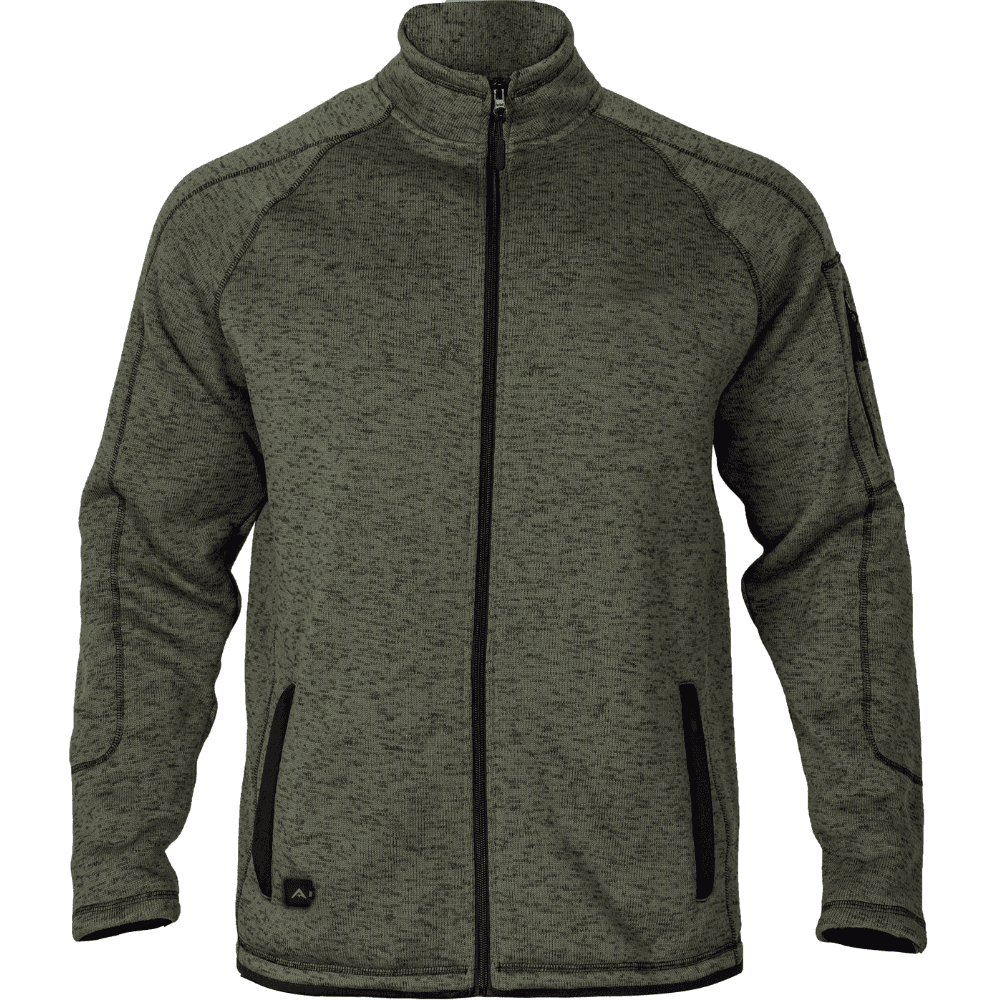 Heat Weaveguard neulottu lämpötakki miesten sis. powerbank, ruskea meleerattu, view: 0