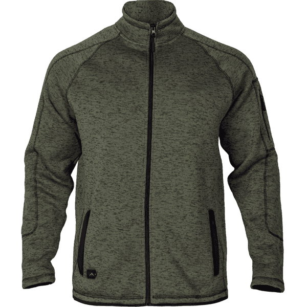 Heat Weaveguard neulottu lämpötakki miesten sis. powerbank, ruskea meleerattu, view: 0