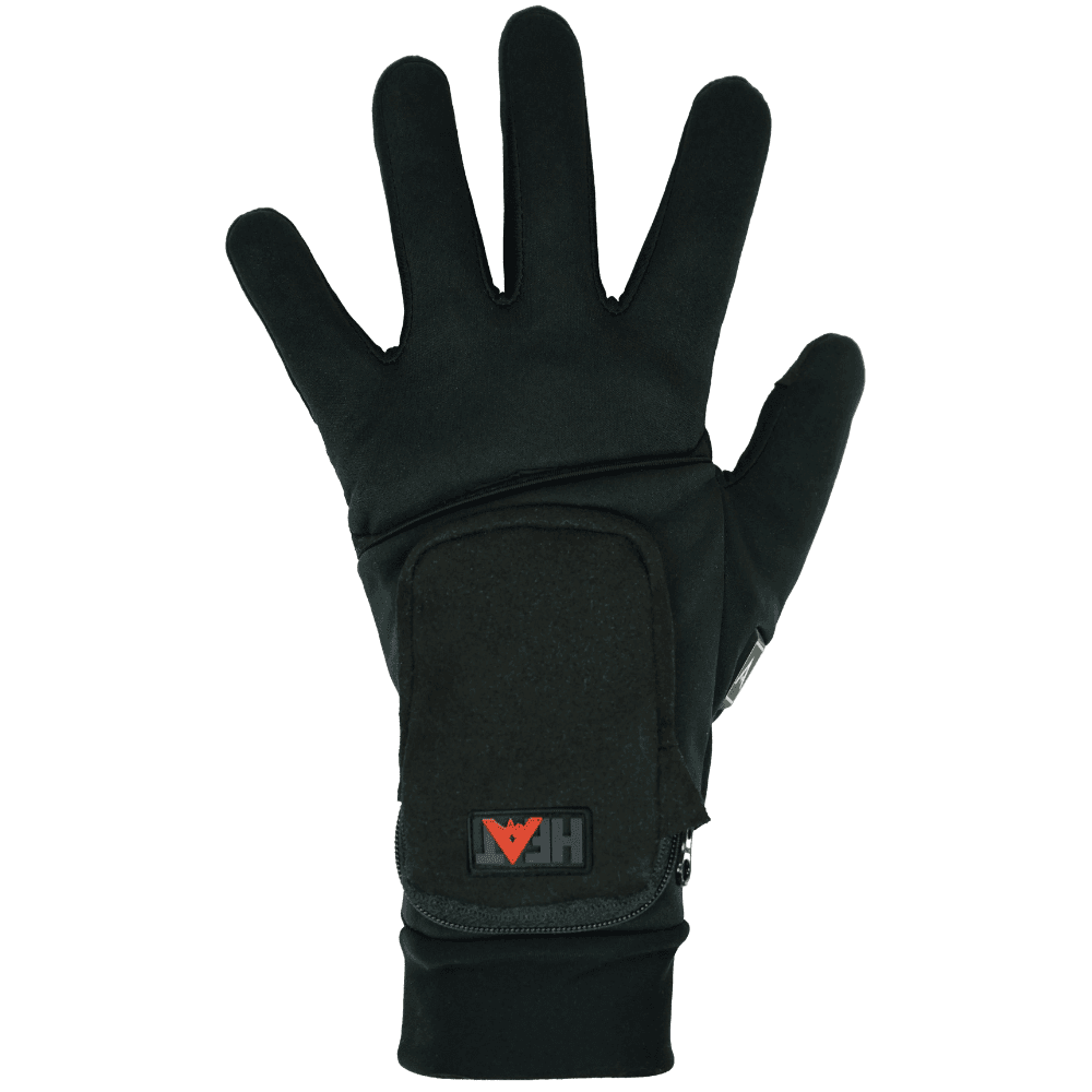 Heat Flexduo Ohut Lämpöhanska Taitettava Huppu Basic sis. Powerbank Musta, view: 0