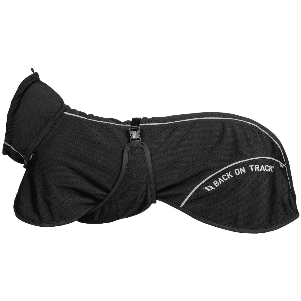 Bay Mesh Coat Low Set Tail 55-65 cm Black, view: 0
