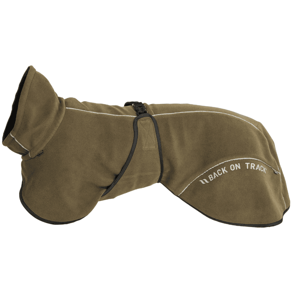 Bay Fleece Coat Low Set Tail 70 cm Olive, view: 0