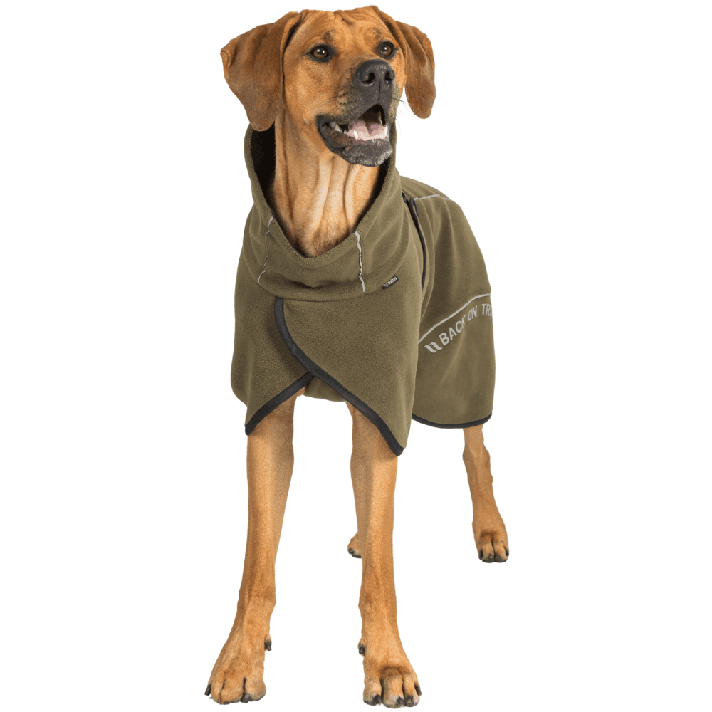 Bay Fleece Coat Low Set Tail 70 cm Olive, view: 1