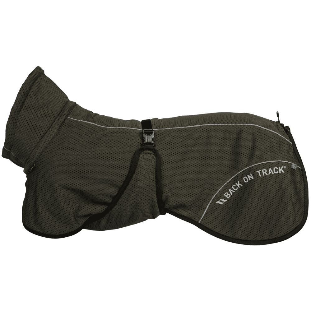 Bay Mesh Coat High Set Tail 70-75 cm Olive, view: 0