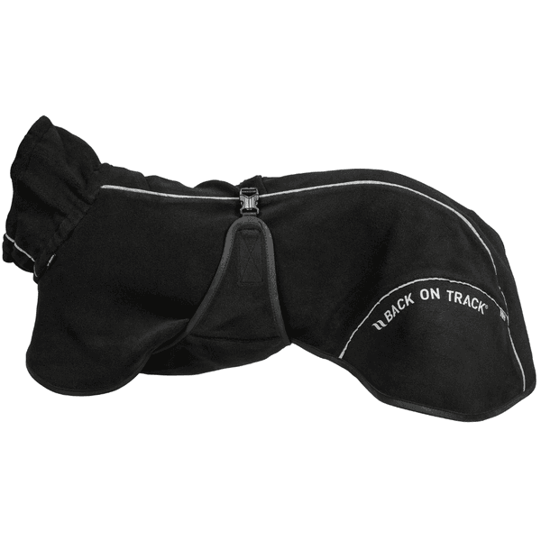 Bay Fleece Coat Low Set Tail 40-50 cm Black, view: 0