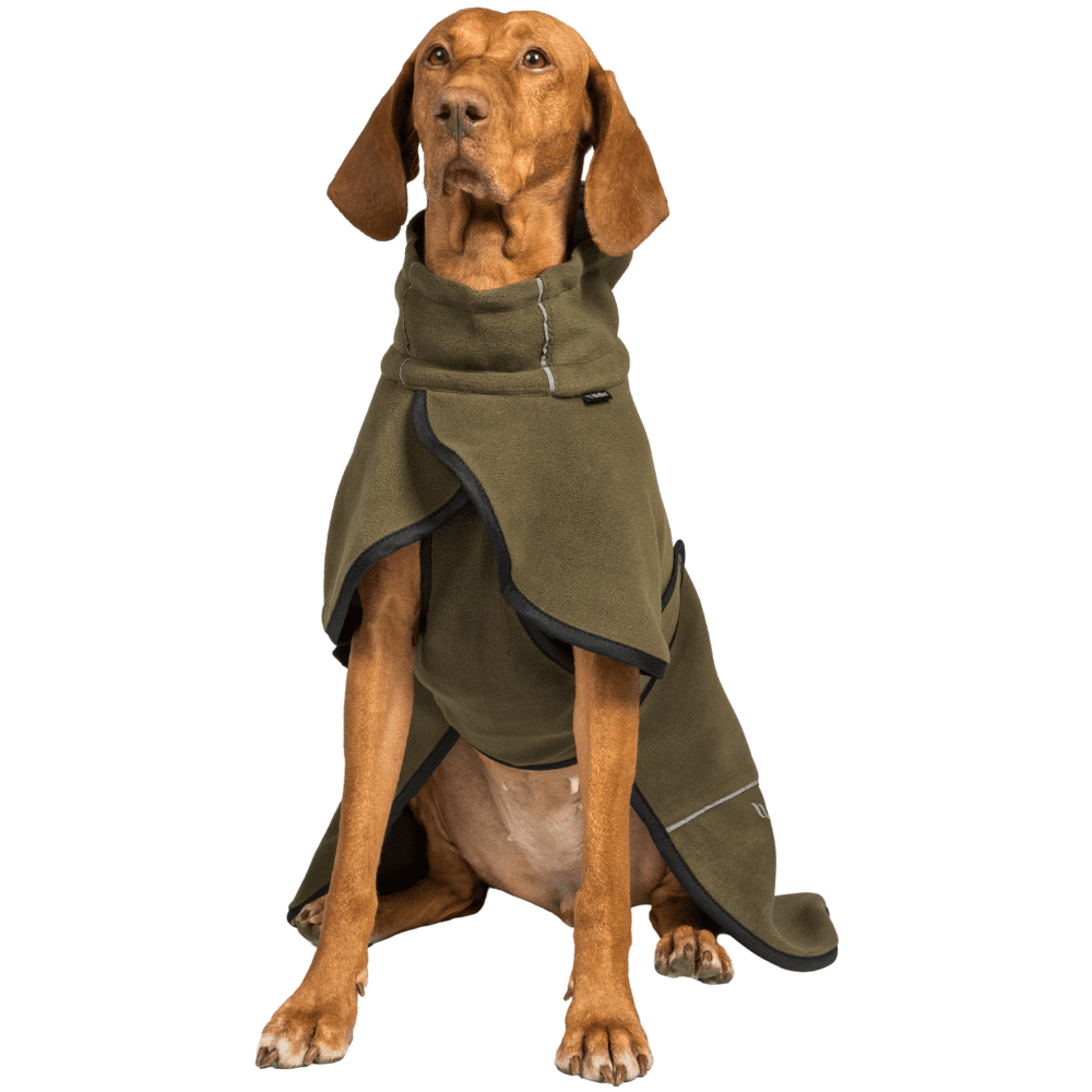 Bay Fleece Coat Low Set Tail 55-65 cm Olive, view: 3