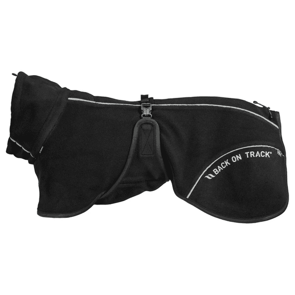 Bay Fleece Coat High Set Tail 40-50 cm Black, view: 0