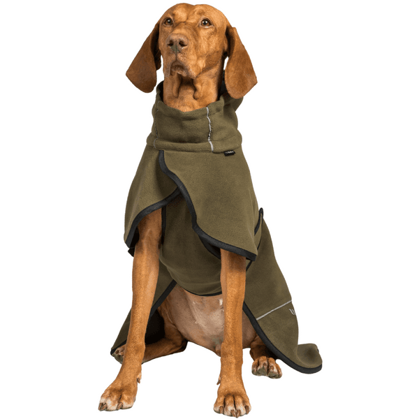 Bay Fleece Coat High Set Tail 30-35 cm Olive, view: 2