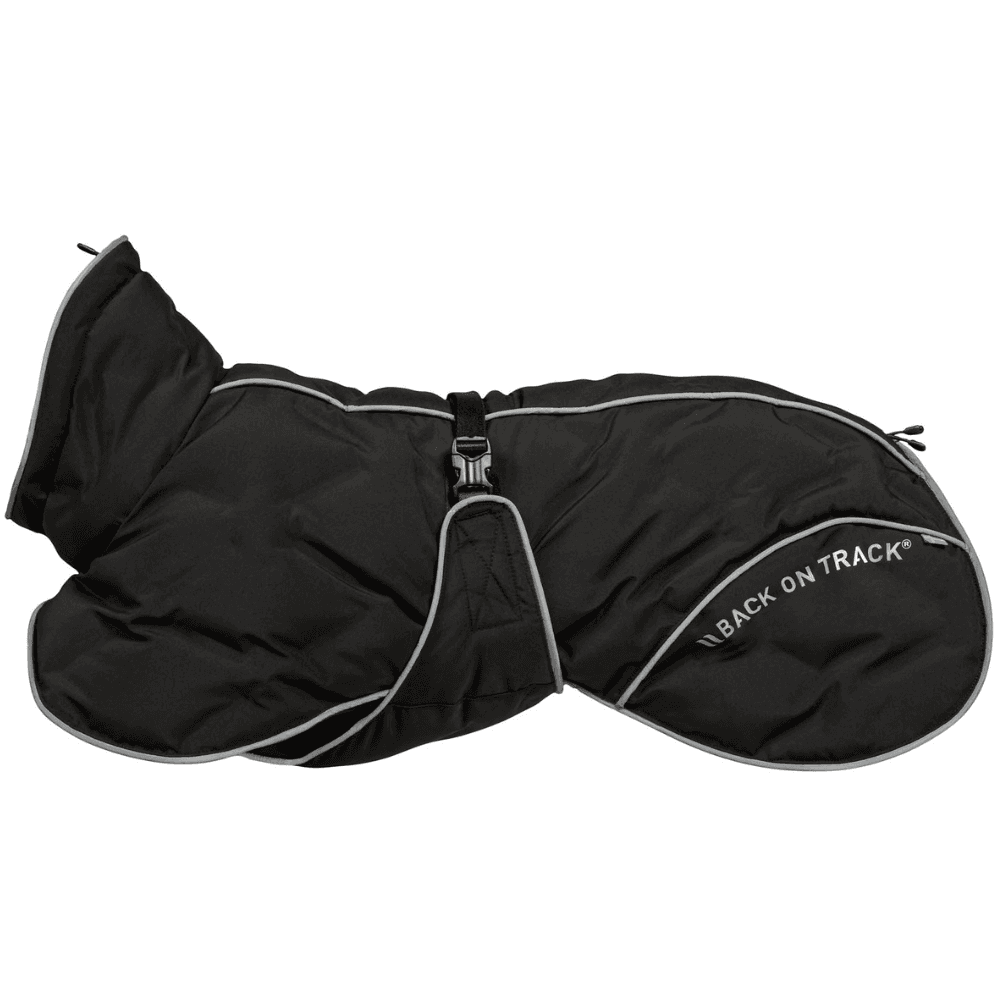 Bay Padded Coat High Set Tail 25-35 cm Black, view: 0