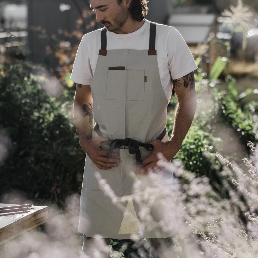 Barebones Chef Grilling Apron grilliessu, Stone, view: 8