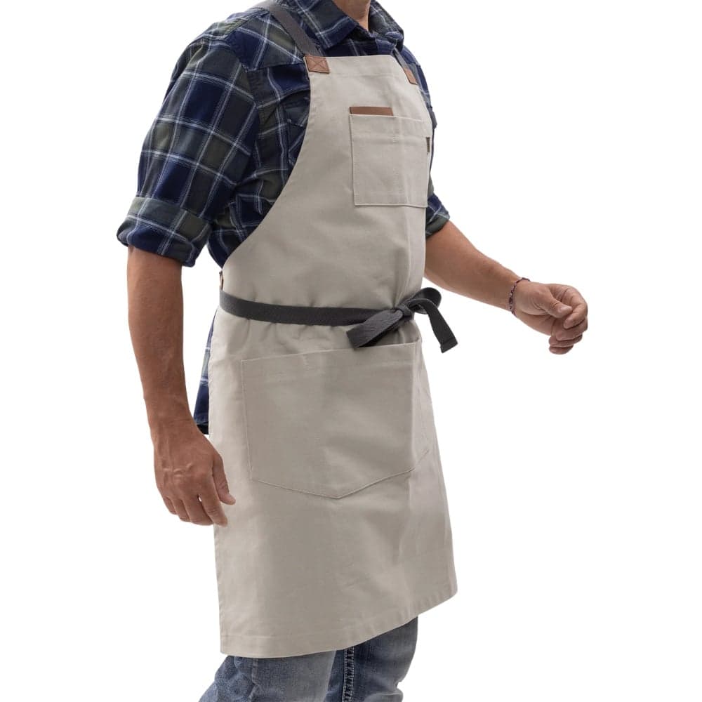 Barebones Chef Grilling Apron grilliessu, Stone, view: 2