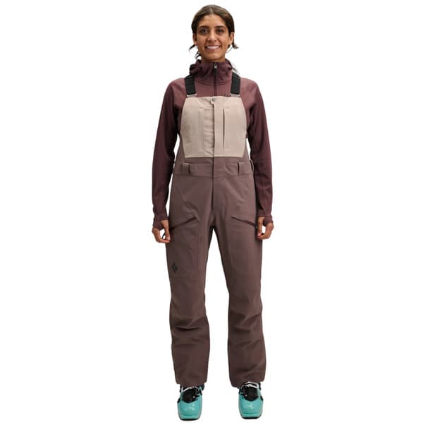 W's Recon Stretch Bibs Pale Mauve-Dark Mauve, view: 1