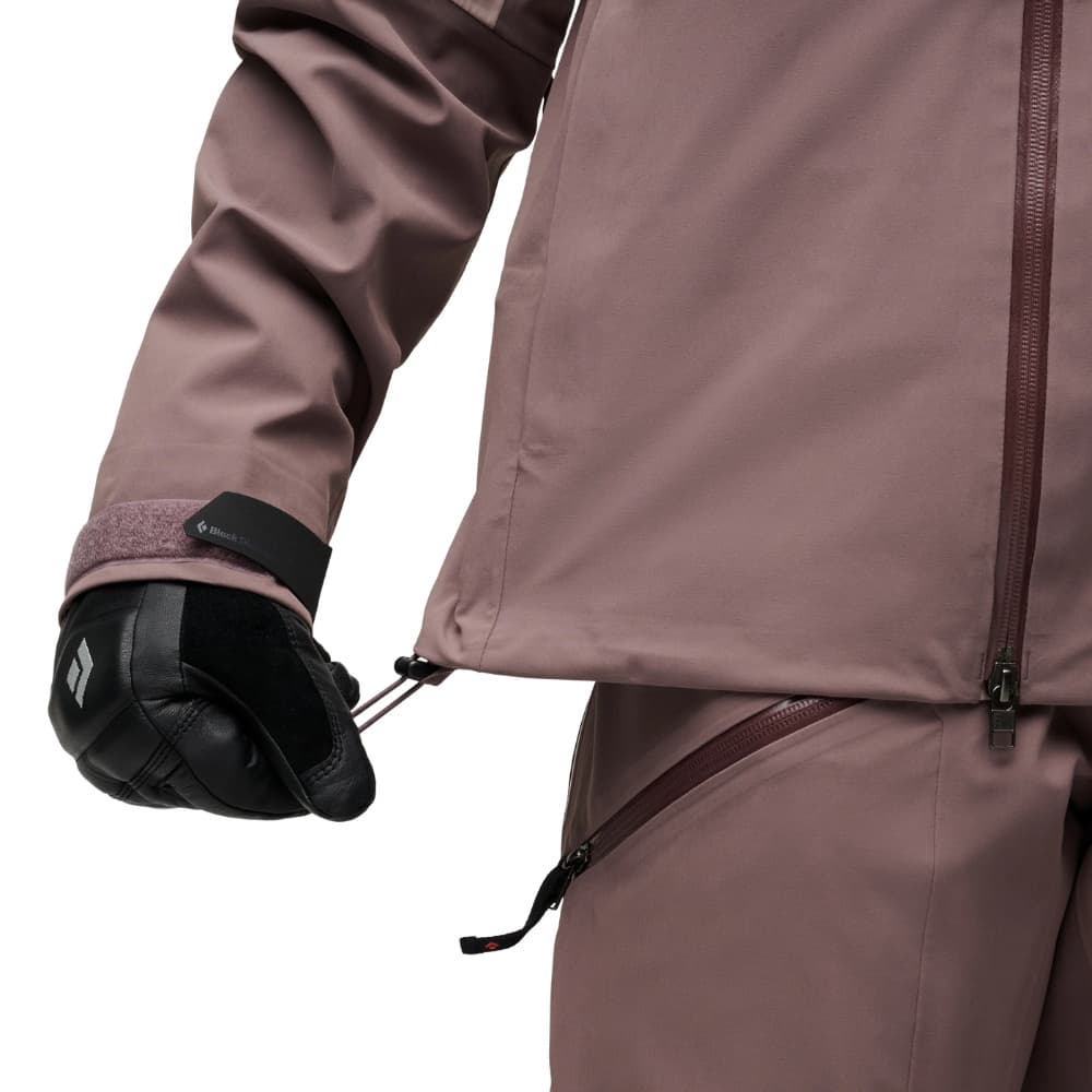 W's Recon Stretch Ski Shell Pale Mauve-Dark Mauve, view: 9