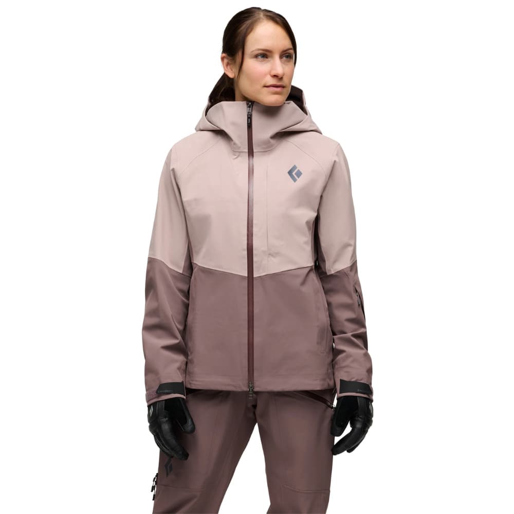 W's Recon Stretch Ski Shell Pale Mauve-Dark Mauve, view: 1