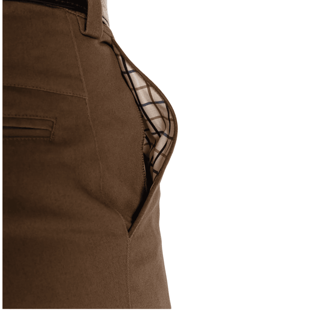 Norfolk Pant housut, ruskea, view: 2