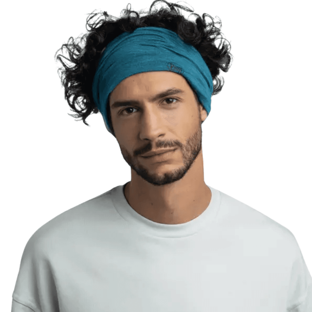 Neckwear Merino Lightweight Solid Teal, view: 2