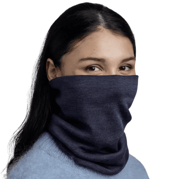 Neckwear Merino Heavyweight Solid Night Blue, view: 4