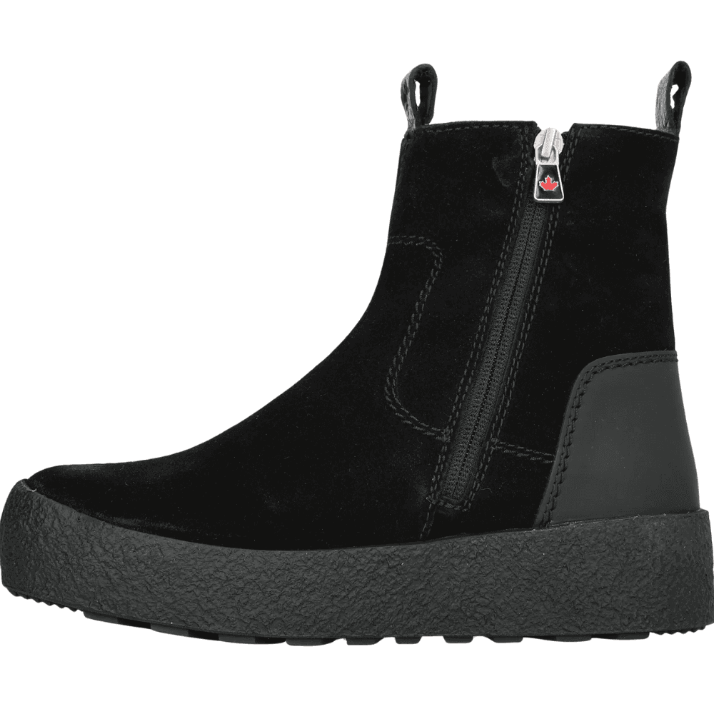 W's Quebec Grip Rubber Heel Suede Black, view: 3