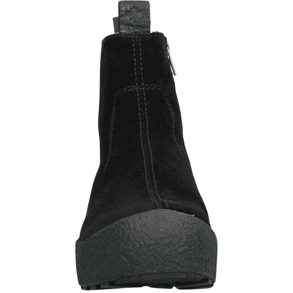 W's Quebec Grip Rubber Heel Suede Black, view: 4