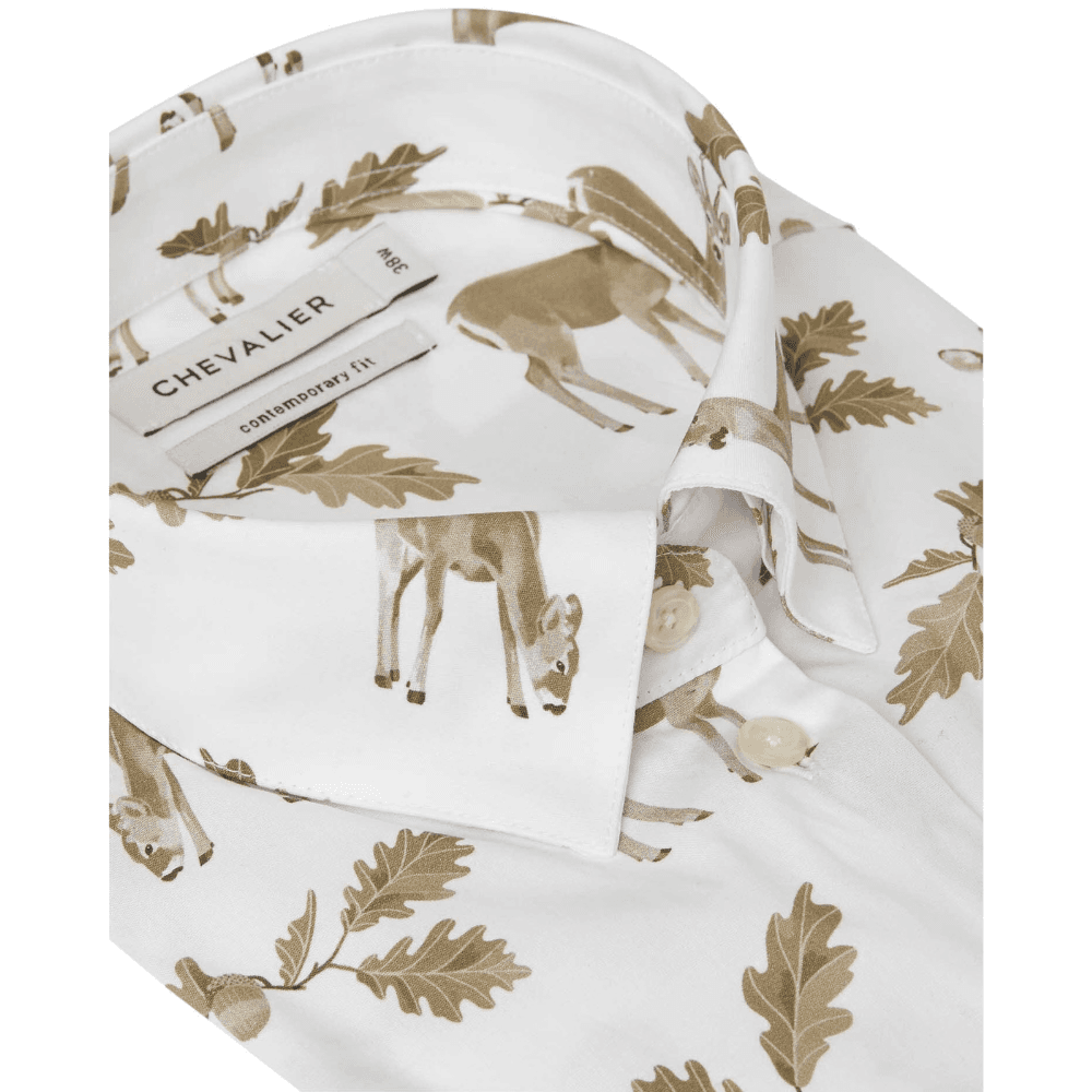 W's Lindsey Contemporary Fit Shirt Oh Deer Brown, view: 2