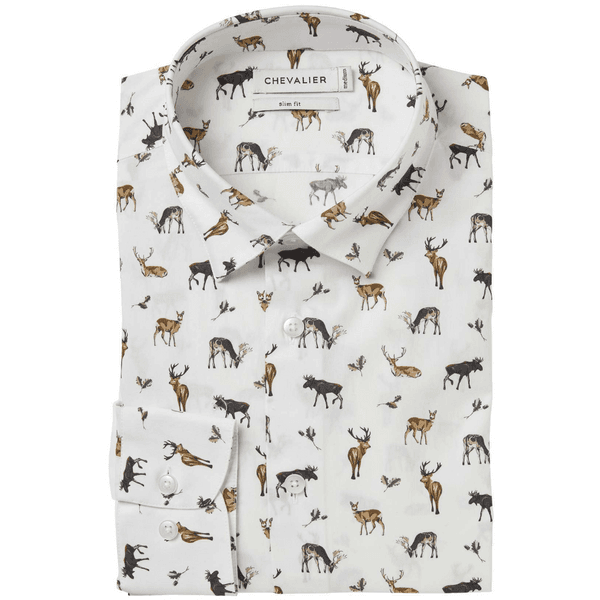 M's Danson Contemporary Fit Shirt Royal Family Print, view: 1