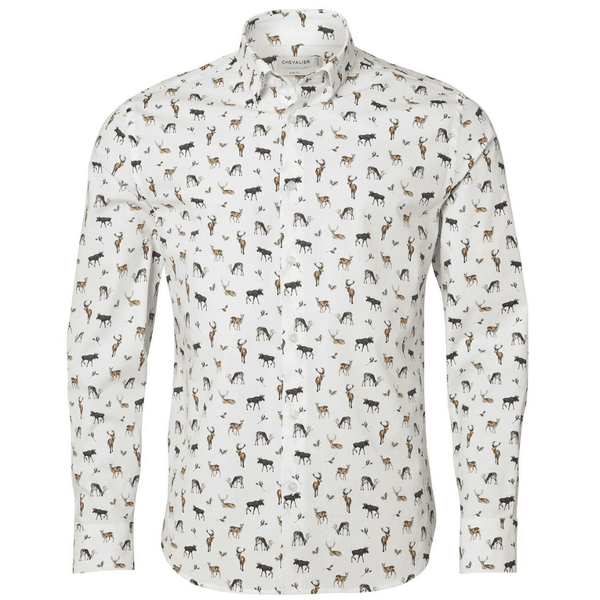 M's Danson Contemporary Fit Shirt Royal Family Print, view: 0