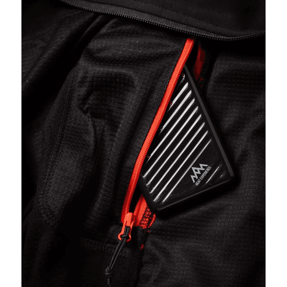 Heated Fleece Vest Mens Black, view: 2