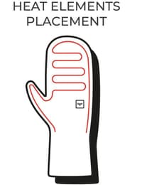 Heated Blizzard Mittens Black - view: 4