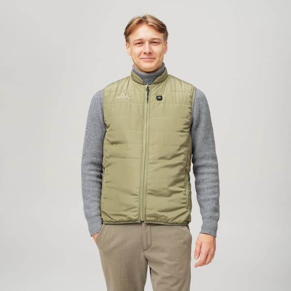 Heated Everyday Vest? Mens Lichen Green, view: 2