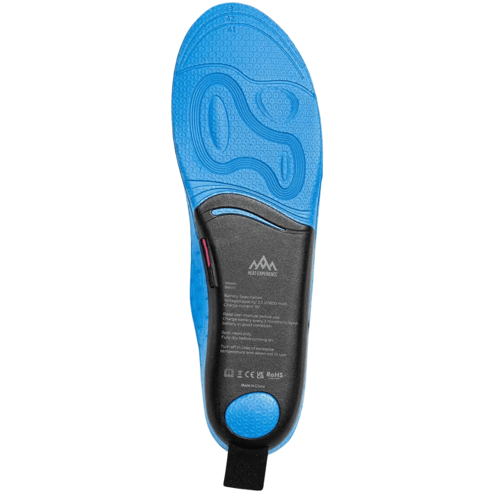 Heated Wireless Charging App Insoles Blue, view: 2