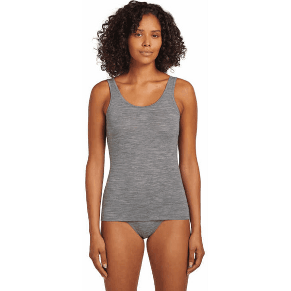 W's Merino 150 Siren Tank Gritstone HTHR-013, view: 2