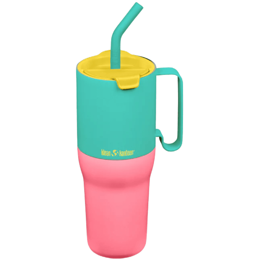 Rise Tumbler 770ml (w/Straw & Flip Lid) Turquoise Kaleidoscope, view: 0