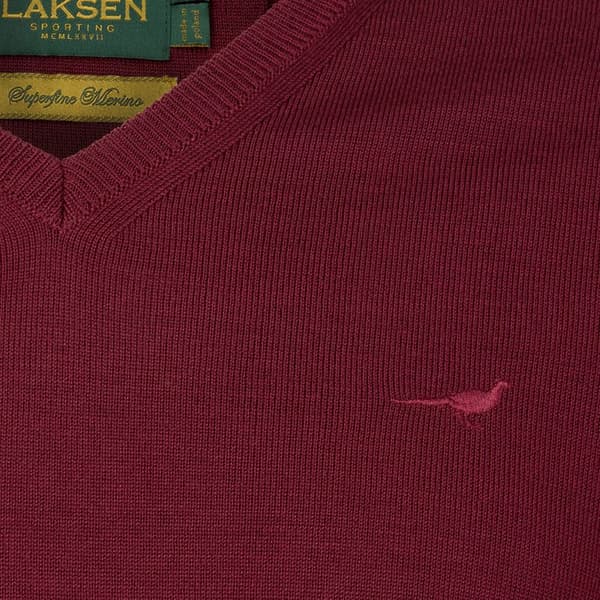 M's Sussex V-Neck Bordeaux, view: 3