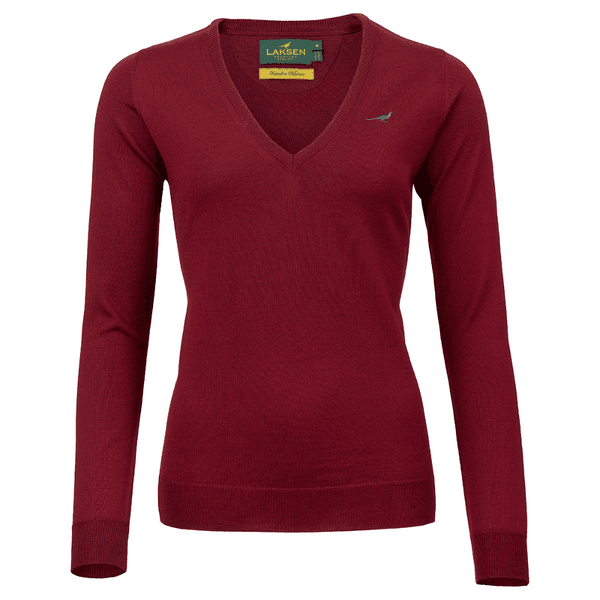 W's Camilla V-Neck Bordeaux, view: 0